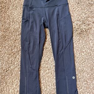 lululemon athletica Black Reflective Leggings